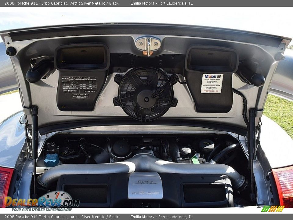 2008 Porsche 911 Turbo Cabriolet 3.6 Liter Twin-Turbocharged DOHC 24V VarioCam Flat 6 Cylinder Engine Photo #41