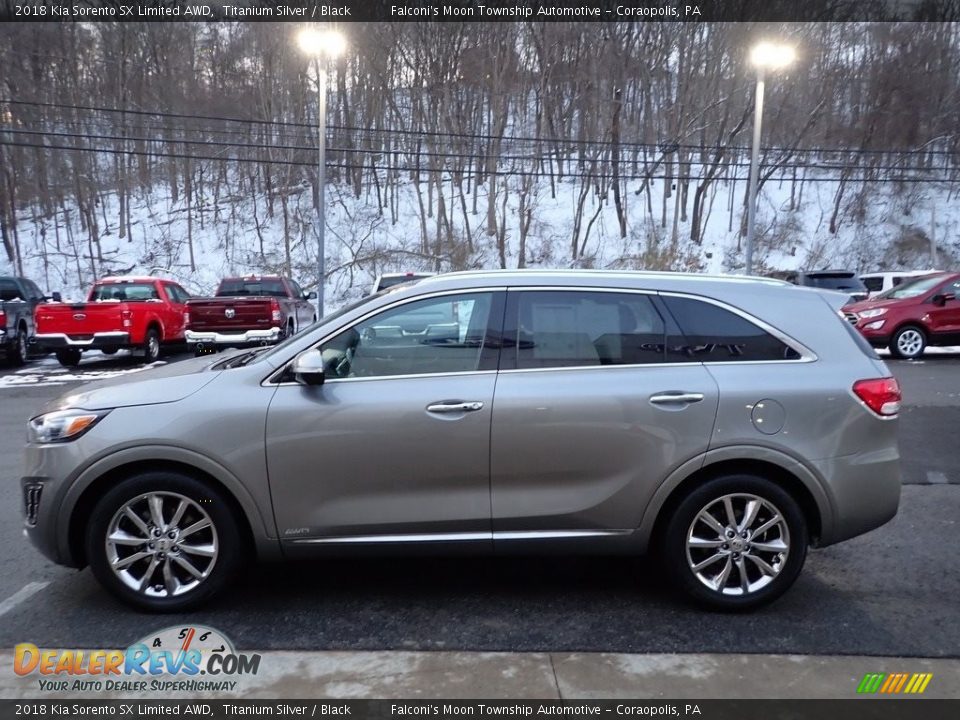 Titanium Silver 2018 Kia Sorento SX Limited AWD Photo #6