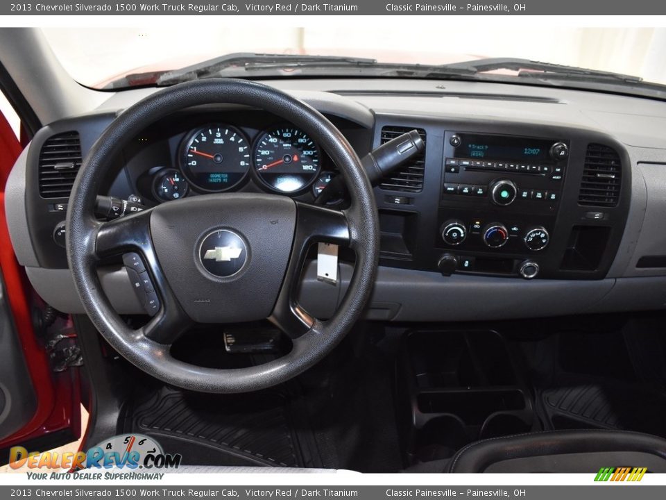 2013 Chevrolet Silverado 1500 Work Truck Regular Cab Victory Red / Dark Titanium Photo #11