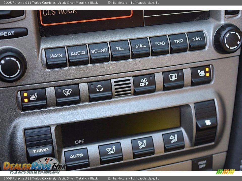 Controls of 2008 Porsche 911 Turbo Cabriolet Photo #57