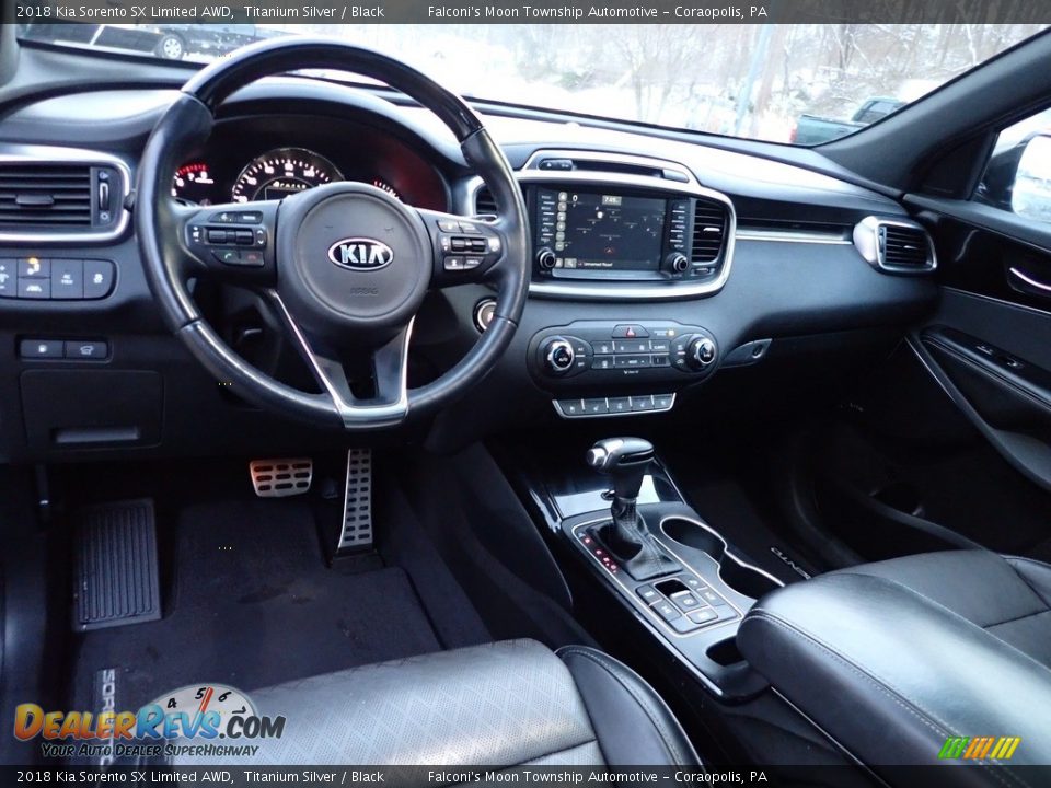 Black Interior - 2018 Kia Sorento SX Limited AWD Photo #19