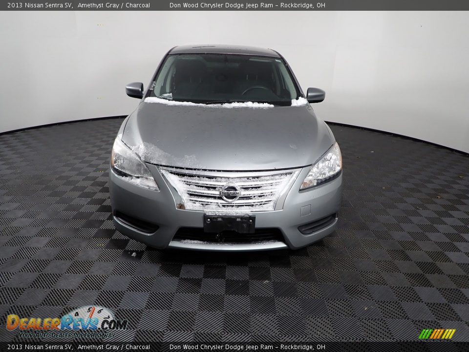 2013 Nissan Sentra SV Amethyst Gray / Charcoal Photo #4