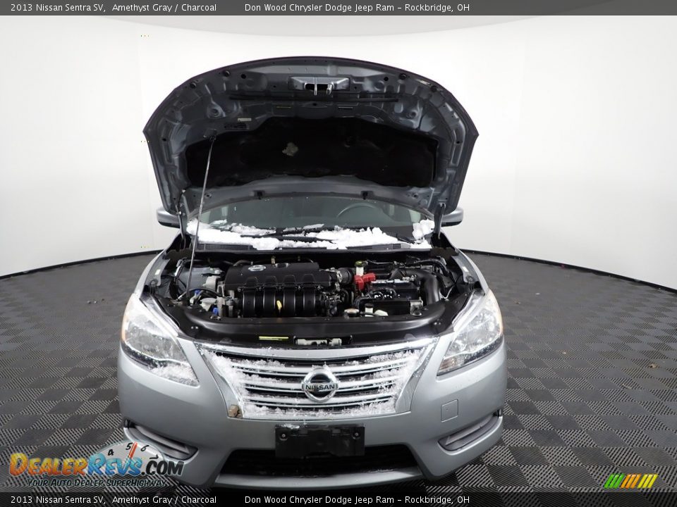2013 Nissan Sentra SV Amethyst Gray / Charcoal Photo #5