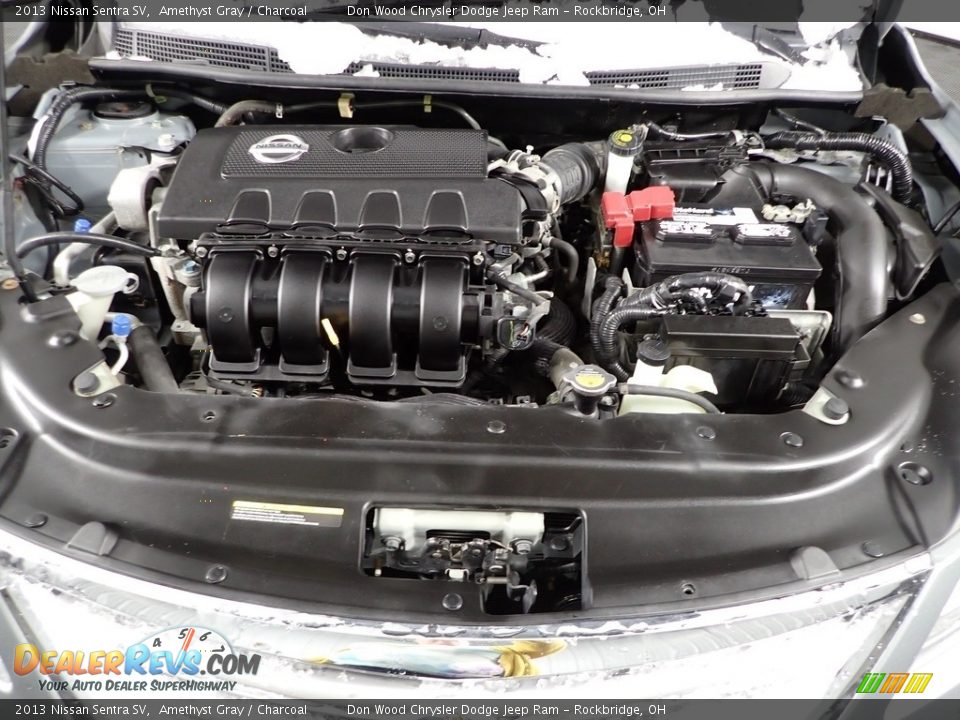 2013 Nissan Sentra SV Amethyst Gray / Charcoal Photo #6