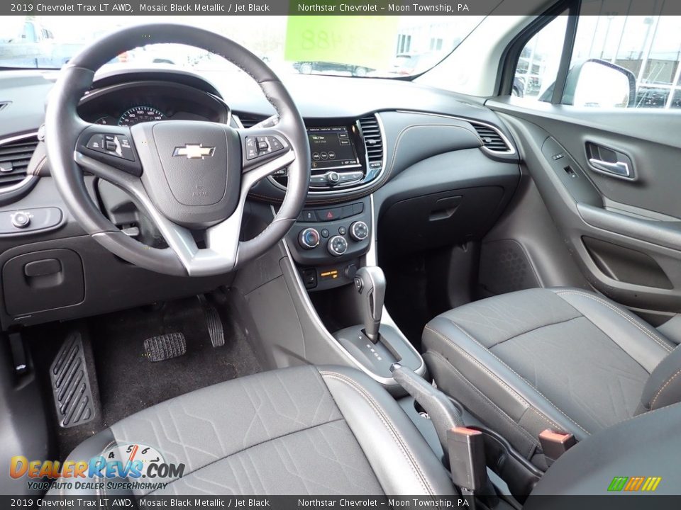 2019 Chevrolet Trax LT AWD Mosaic Black Metallic / Jet Black Photo #22