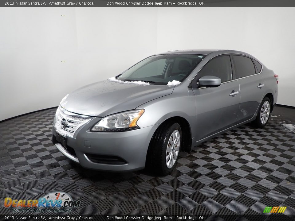 2013 Nissan Sentra SV Amethyst Gray / Charcoal Photo #7