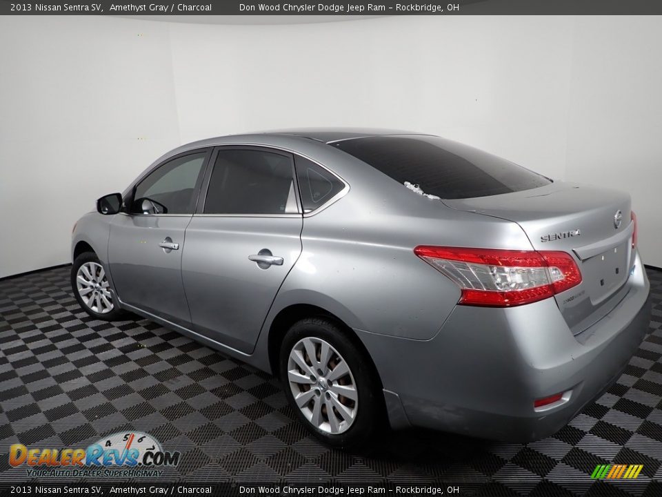 2013 Nissan Sentra SV Amethyst Gray / Charcoal Photo #8