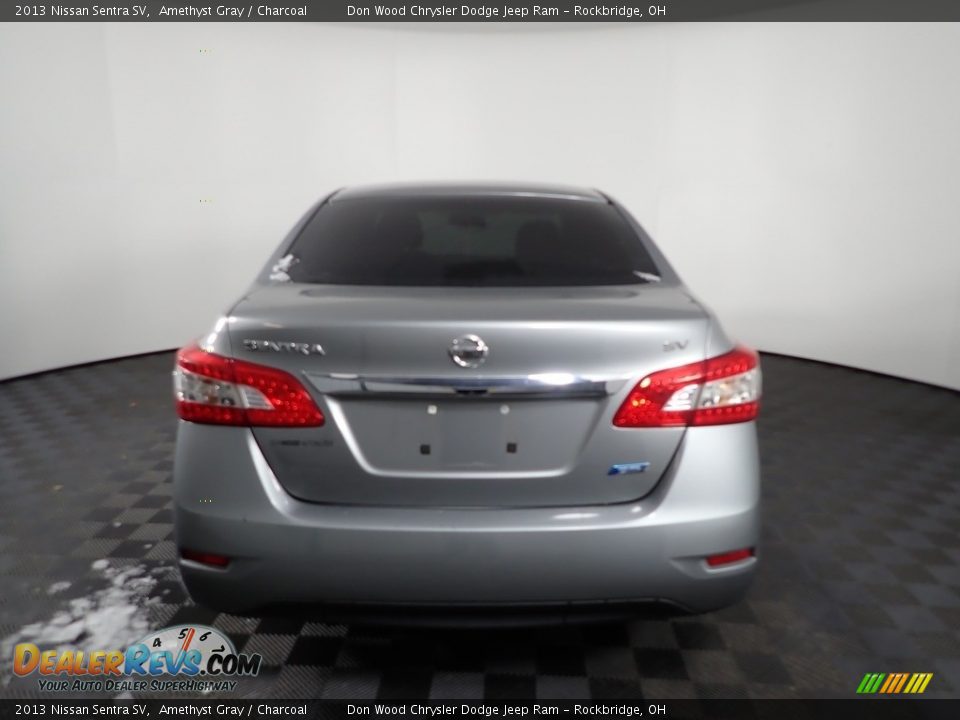 2013 Nissan Sentra SV Amethyst Gray / Charcoal Photo #9