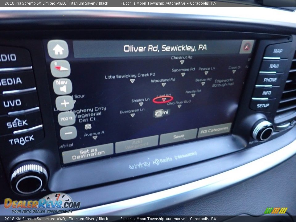 Controls of 2018 Kia Sorento SX Limited AWD Photo #24