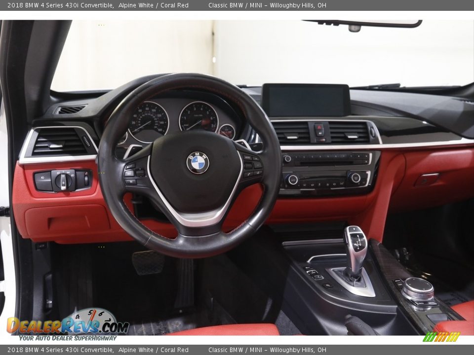 2018 BMW 4 Series 430i Convertible Alpine White / Coral Red Photo #7