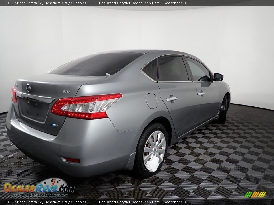 2013 Nissan Sentra SV Amethyst Gray / Charcoal Photo #12
