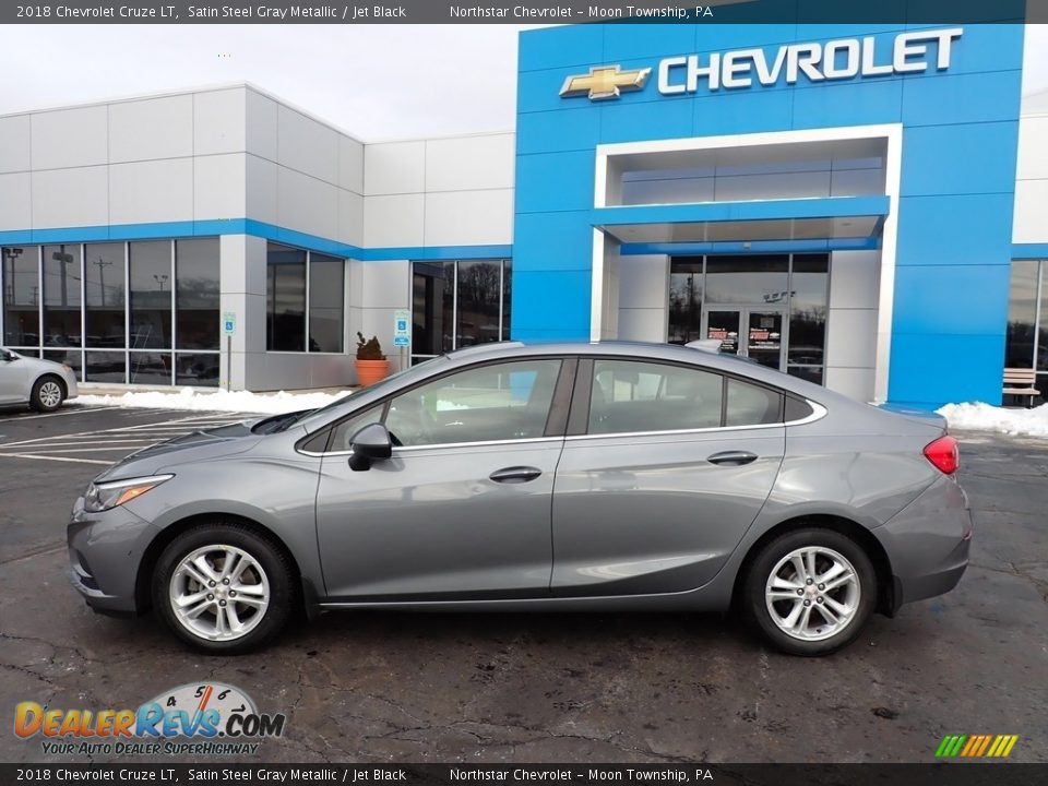 2018 Chevrolet Cruze LT Satin Steel Gray Metallic / Jet Black Photo #3