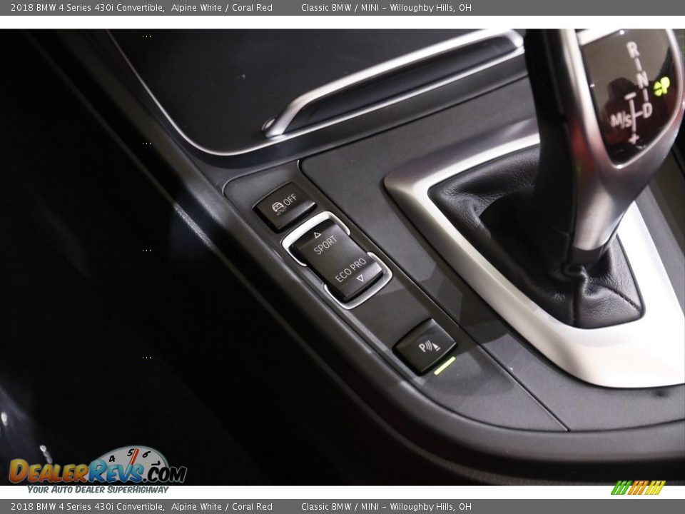 2018 BMW 4 Series 430i Convertible Alpine White / Coral Red Photo #17