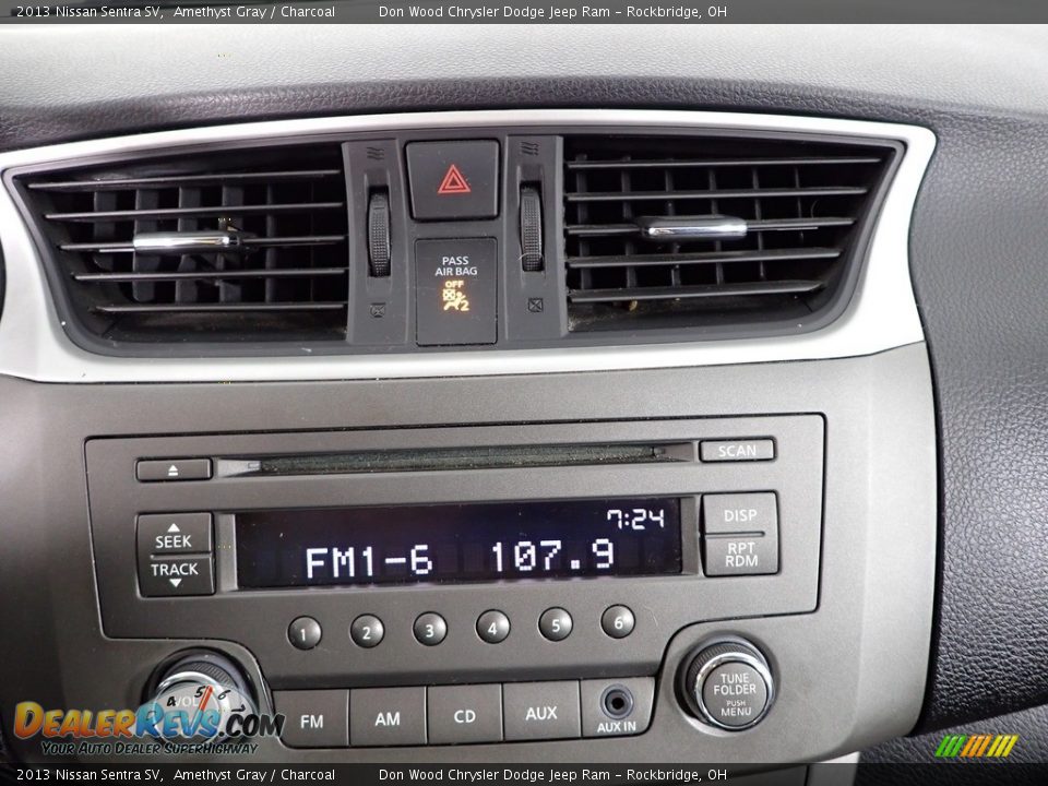 2013 Nissan Sentra SV Amethyst Gray / Charcoal Photo #21