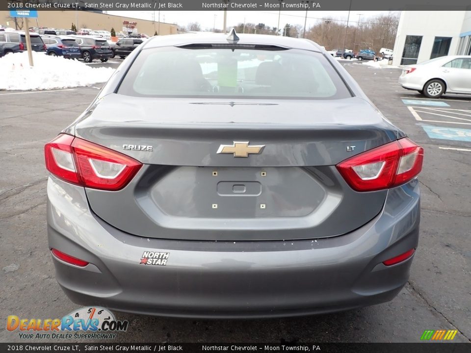 2018 Chevrolet Cruze LT Satin Steel Gray Metallic / Jet Black Photo #6