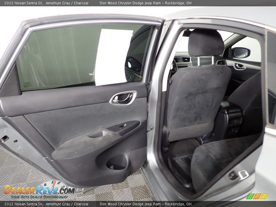 2013 Nissan Sentra SV Amethyst Gray / Charcoal Photo #25