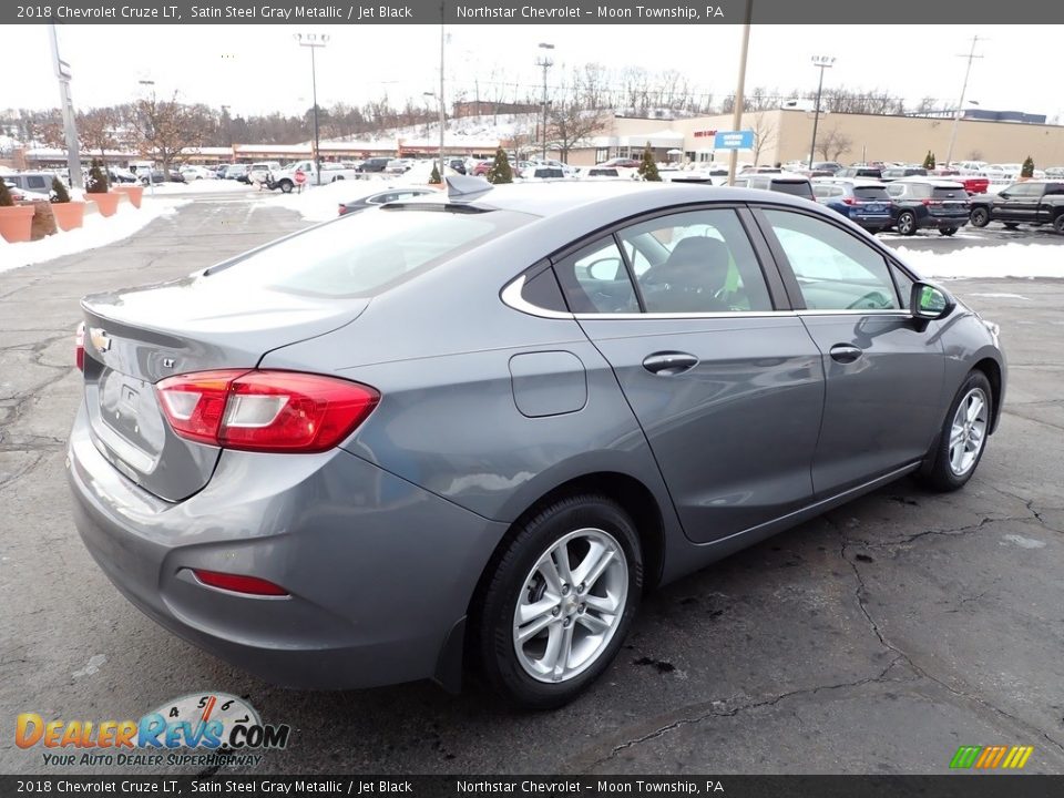 2018 Chevrolet Cruze LT Satin Steel Gray Metallic / Jet Black Photo #9