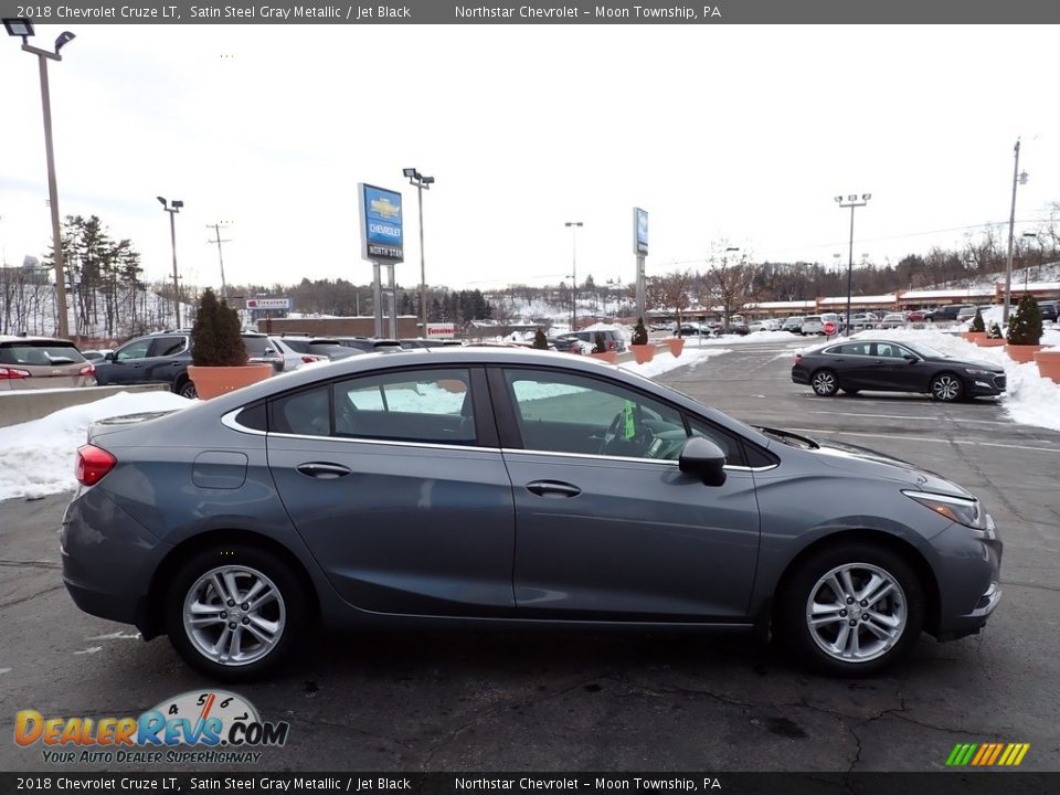2018 Chevrolet Cruze LT Satin Steel Gray Metallic / Jet Black Photo #10