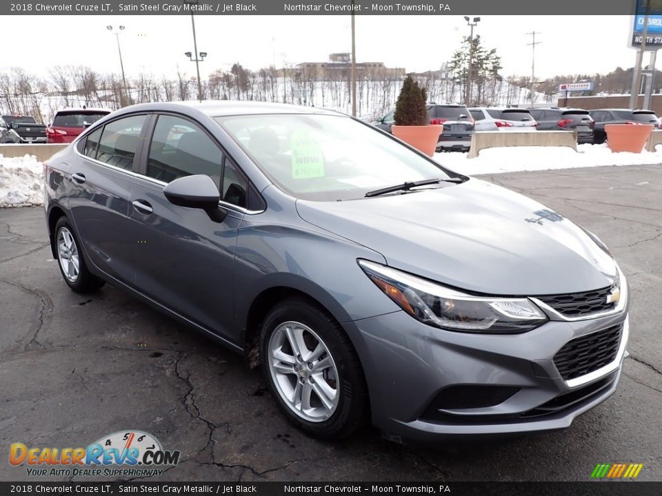 2018 Chevrolet Cruze LT Satin Steel Gray Metallic / Jet Black Photo #11