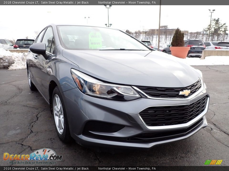 2018 Chevrolet Cruze LT Satin Steel Gray Metallic / Jet Black Photo #12