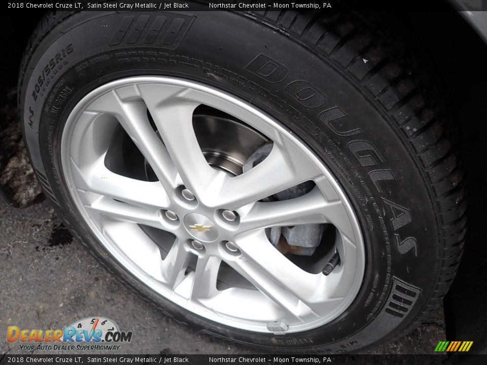 2018 Chevrolet Cruze LT Satin Steel Gray Metallic / Jet Black Photo #14