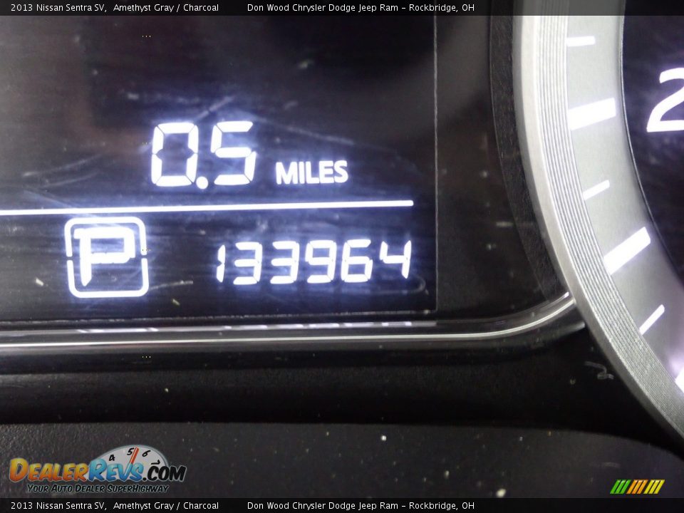 2013 Nissan Sentra SV Amethyst Gray / Charcoal Photo #32