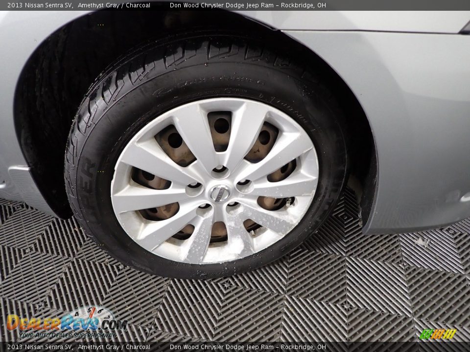2013 Nissan Sentra SV Amethyst Gray / Charcoal Photo #33