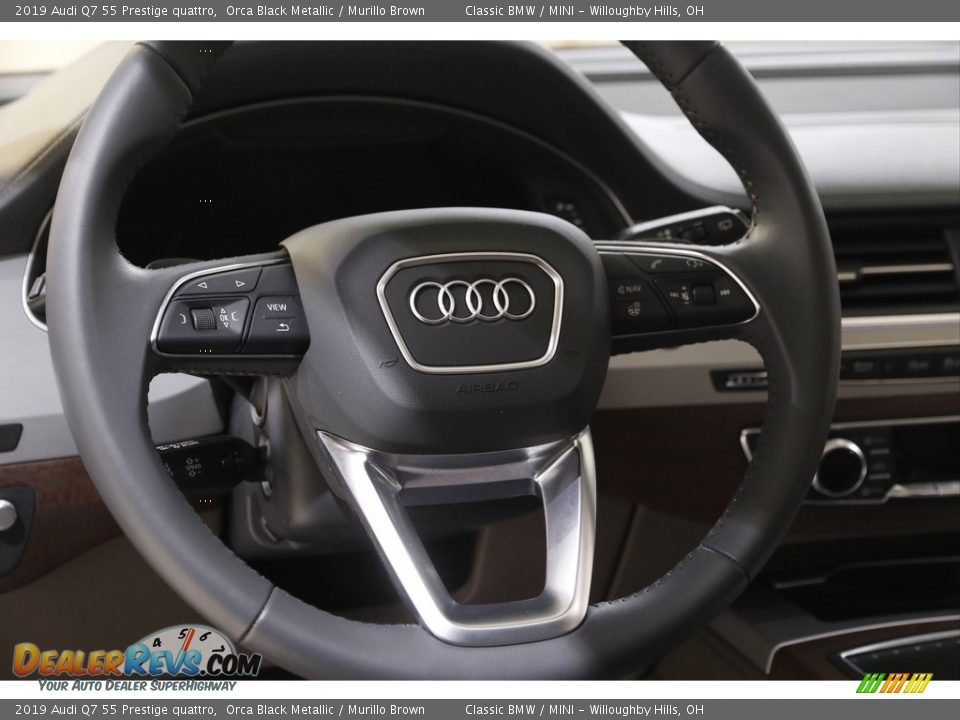 2019 Audi Q7 55 Prestige quattro Steering Wheel Photo #7