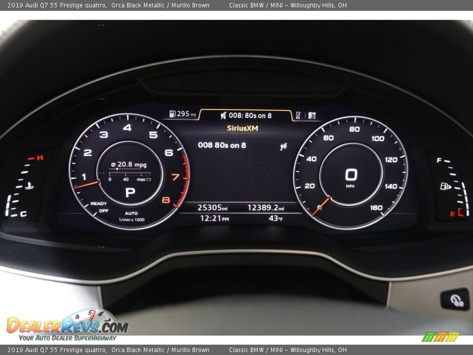 2019 Audi Q7 55 Prestige quattro Gauges Photo #8