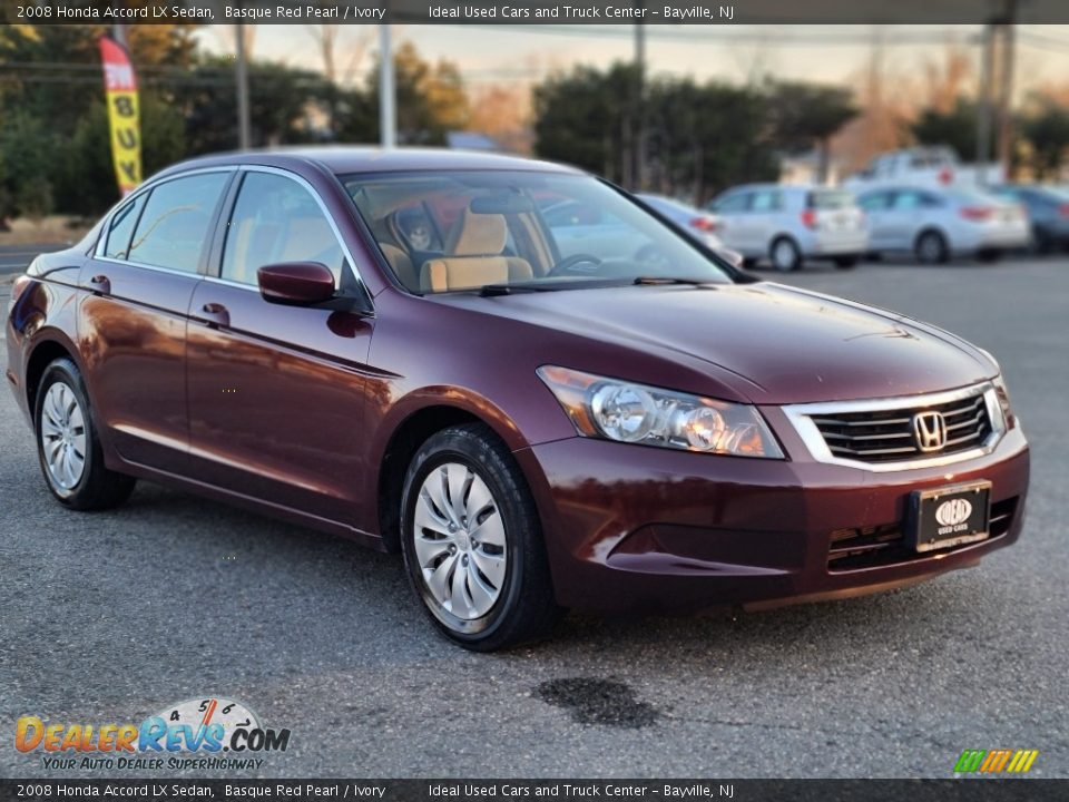 Front 3/4 View of 2008 Honda Accord LX Sedan Photo #7