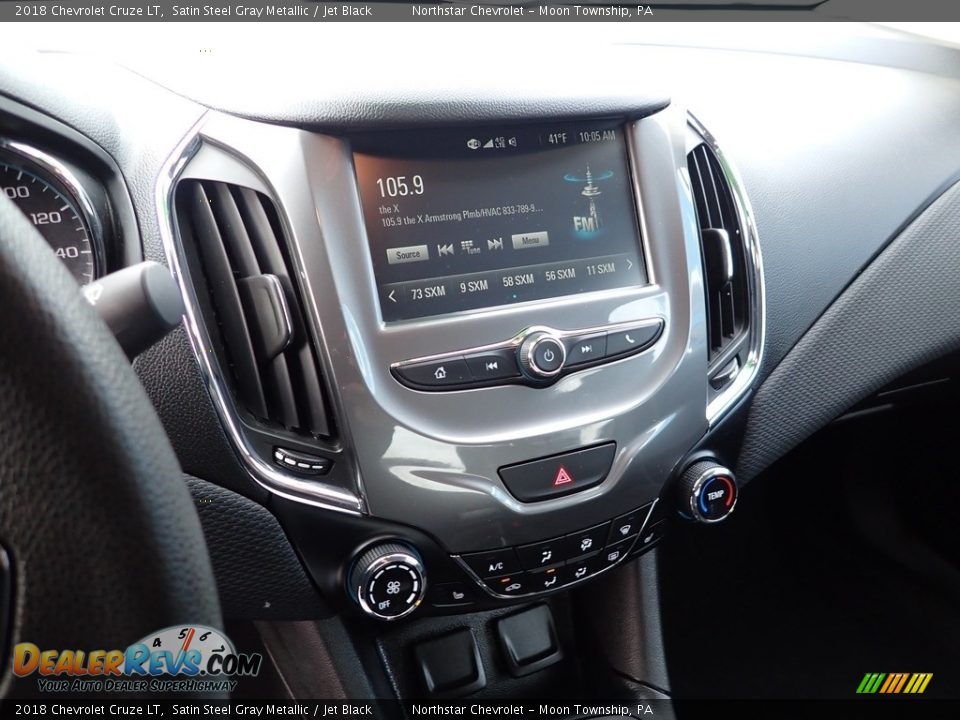 2018 Chevrolet Cruze LT Satin Steel Gray Metallic / Jet Black Photo #27