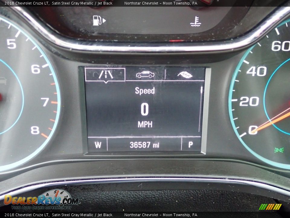 2018 Chevrolet Cruze LT Satin Steel Gray Metallic / Jet Black Photo #29
