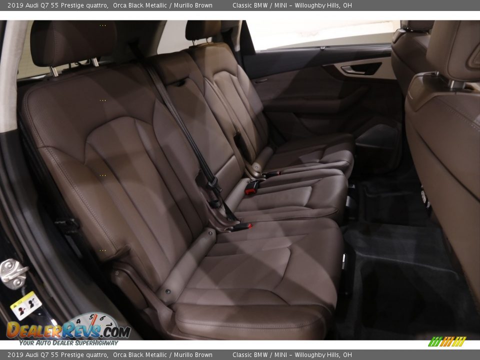 Rear Seat of 2019 Audi Q7 55 Prestige quattro Photo #18