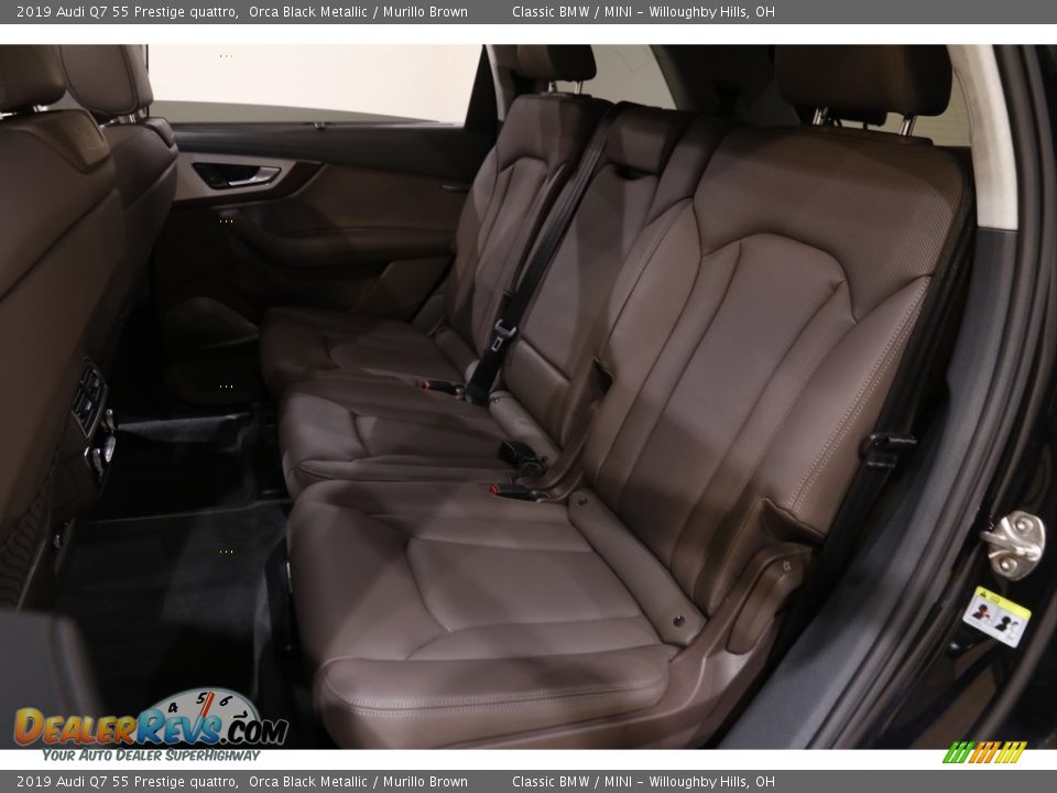 Rear Seat of 2019 Audi Q7 55 Prestige quattro Photo #19