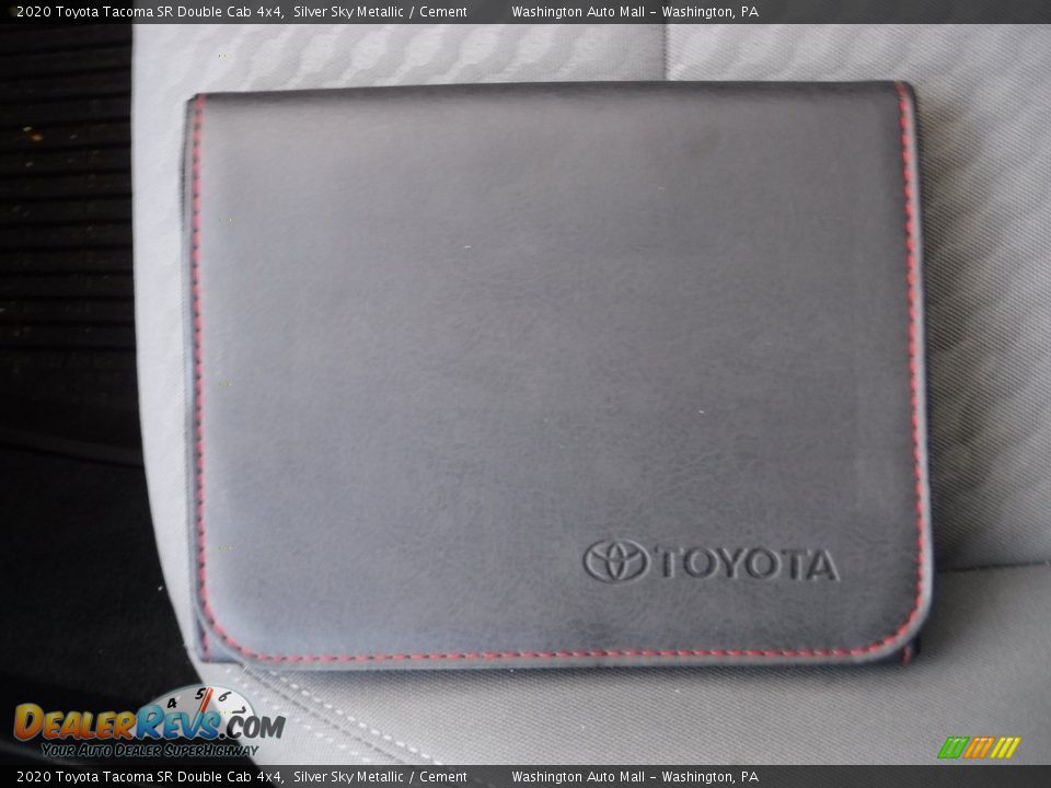 2020 Toyota Tacoma SR Double Cab 4x4 Silver Sky Metallic / Cement Photo #25