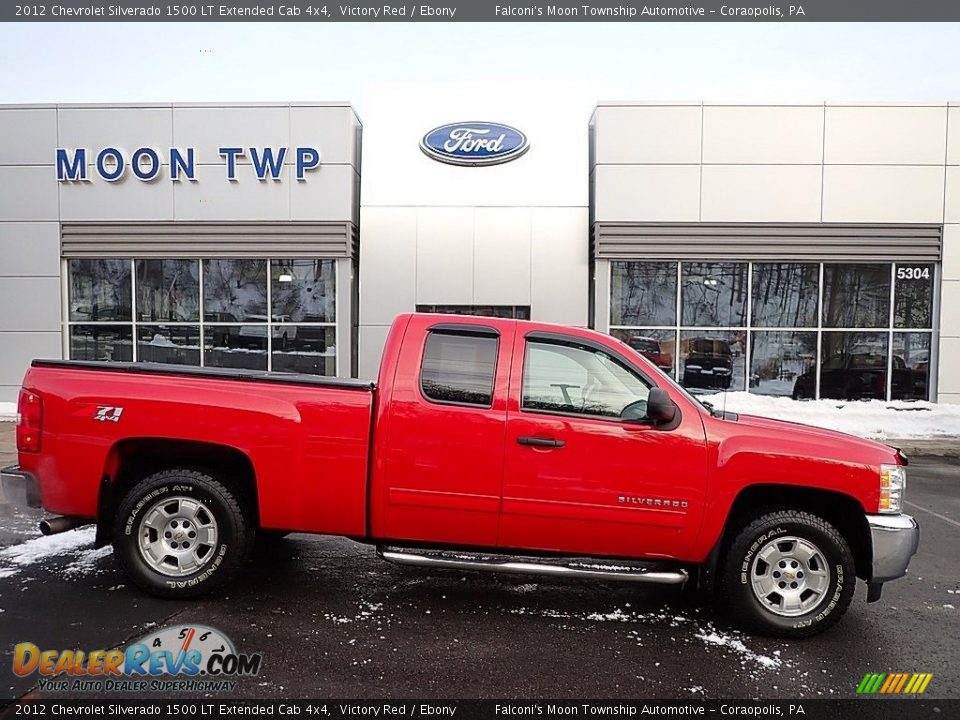 2012 Chevrolet Silverado 1500 LT Extended Cab 4x4 Victory Red / Ebony Photo #1