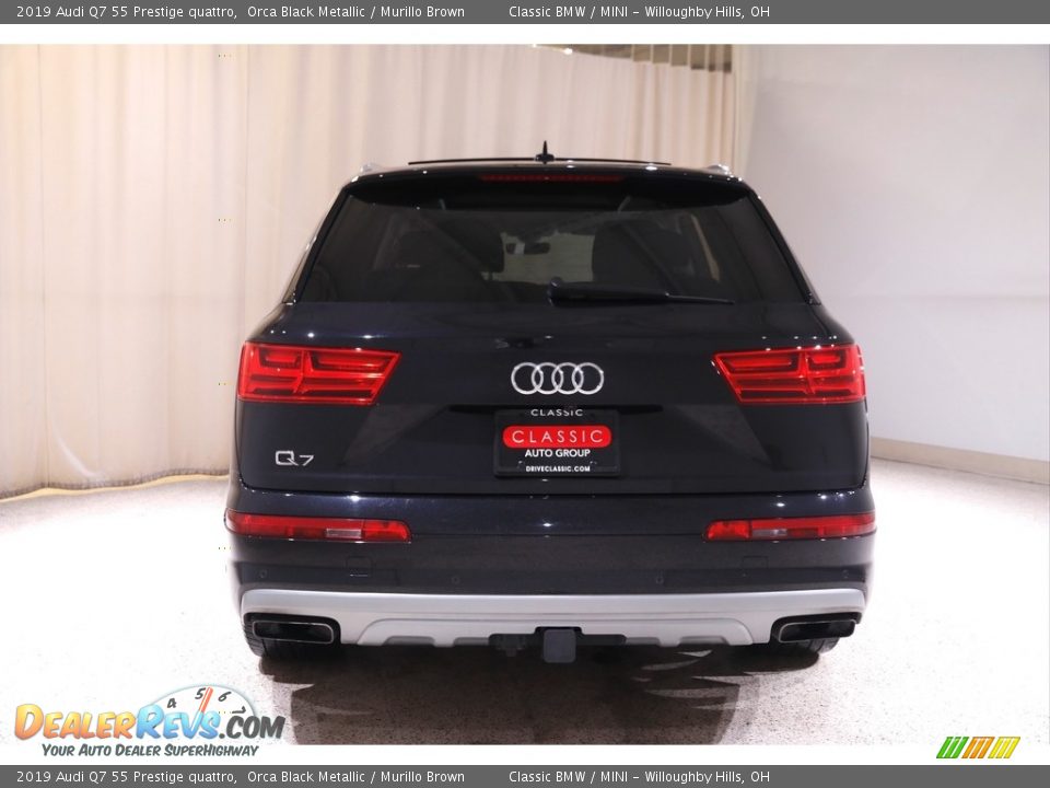 2019 Audi Q7 55 Prestige quattro Orca Black Metallic / Murillo Brown Photo #21