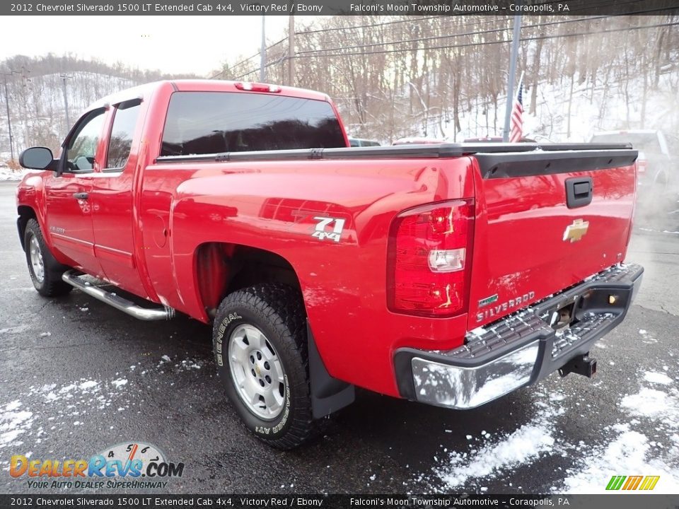 2012 Chevrolet Silverado 1500 LT Extended Cab 4x4 Victory Red / Ebony Photo #4