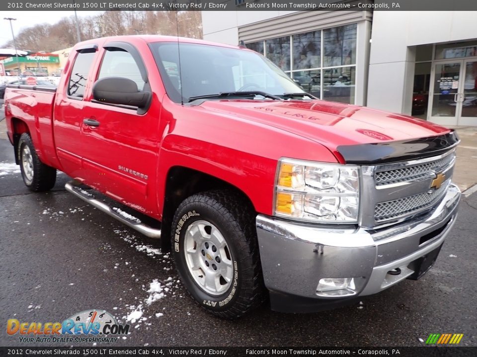 2012 Chevrolet Silverado 1500 LT Extended Cab 4x4 Victory Red / Ebony Photo #8