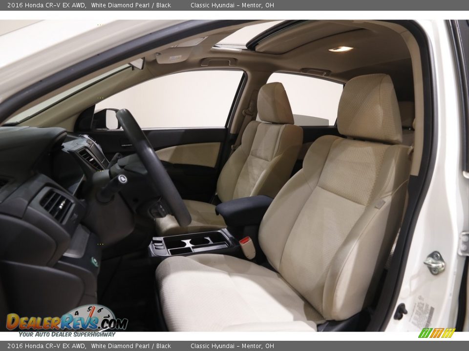Front Seat of 2016 Honda CR-V EX AWD Photo #5