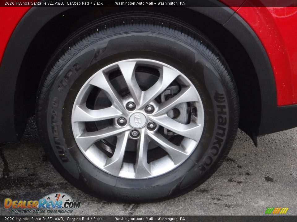 2020 Hyundai Santa Fe SEL AWD Calypso Red / Black Photo #3