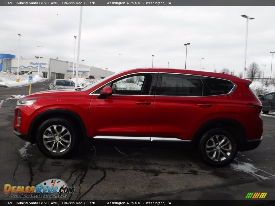 2020 Hyundai Santa Fe SEL AWD Calypso Red / Black Photo #6