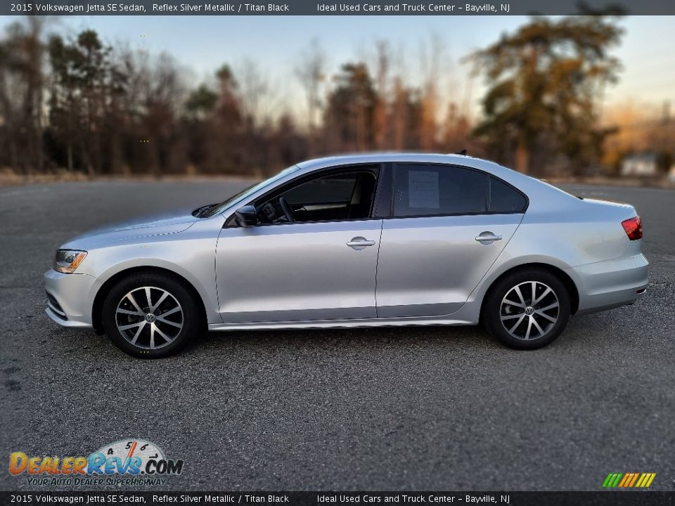 Reflex Silver Metallic 2015 Volkswagen Jetta SE Sedan Photo #2