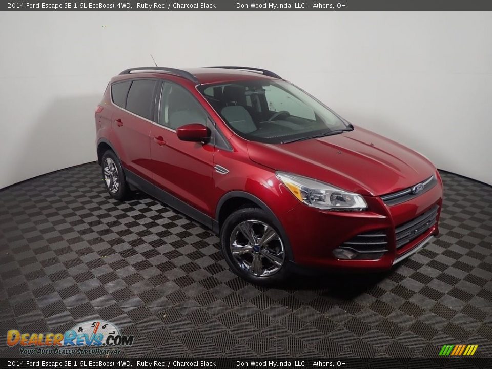 2014 Ford Escape SE 1.6L EcoBoost 4WD Ruby Red / Charcoal Black Photo #3