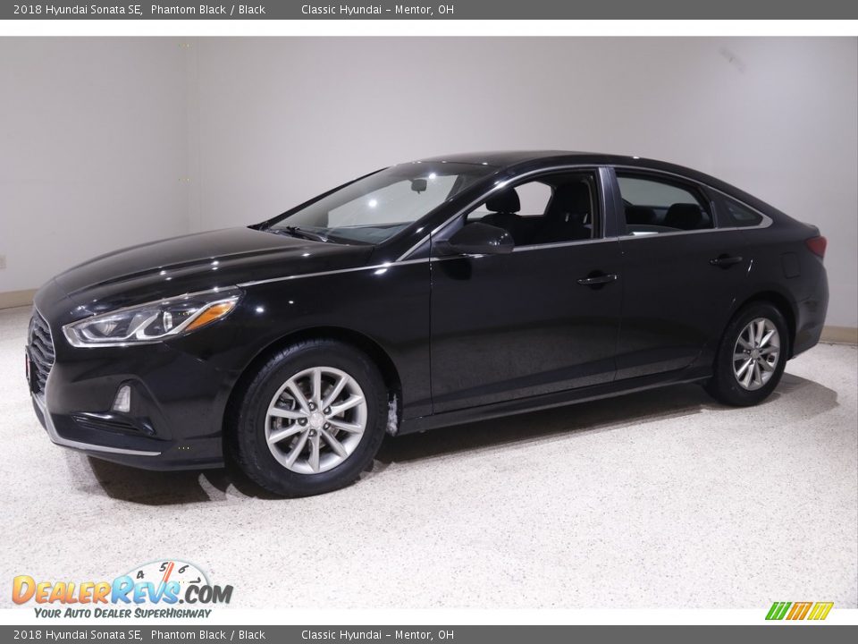2018 Hyundai Sonata SE Phantom Black / Black Photo #3