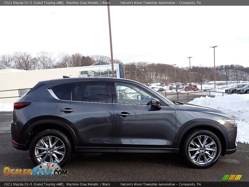 Machine Gray Metallic 2021 Mazda CX-5 Grand Touring AWD Photo #1