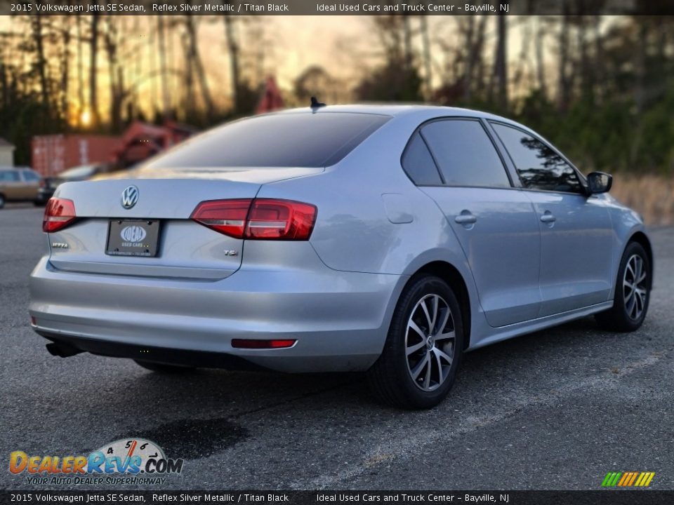 Reflex Silver Metallic 2015 Volkswagen Jetta SE Sedan Photo #5