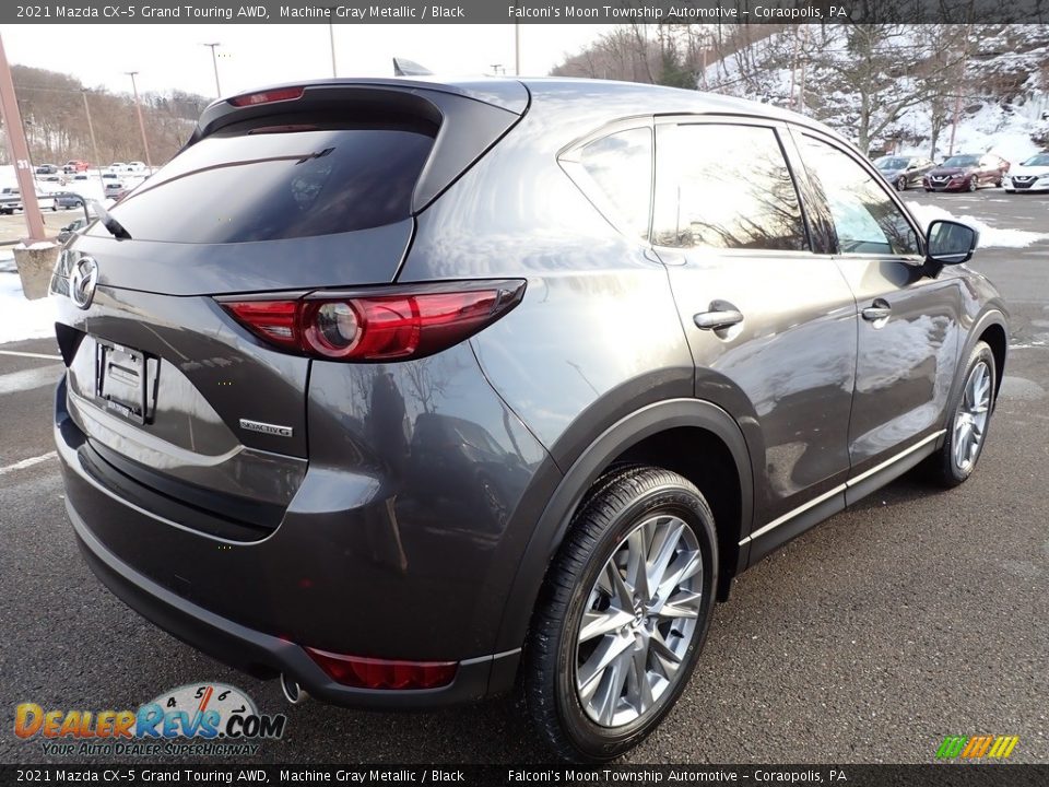 2021 Mazda CX-5 Grand Touring AWD Machine Gray Metallic / Black Photo #2