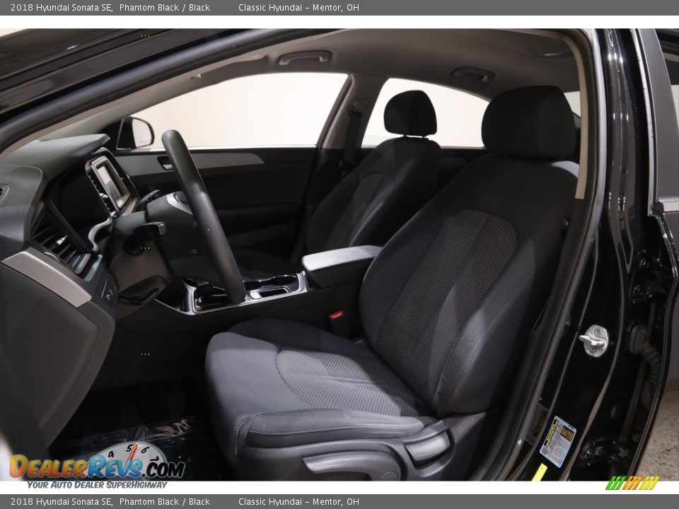 2018 Hyundai Sonata SE Phantom Black / Black Photo #5