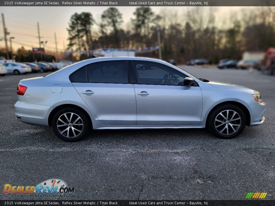 Reflex Silver Metallic 2015 Volkswagen Jetta SE Sedan Photo #6